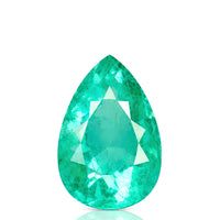 5.29 carats Natural Neon Greenish Blue Tourmaline | Pear Cut