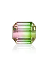 5.30ct Natural Watermelon Tourmaline emerald cut main view | SARATTI