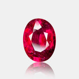 5.33ct Natural Rubellite Tourmaline Oval Cut | SARATTI  
