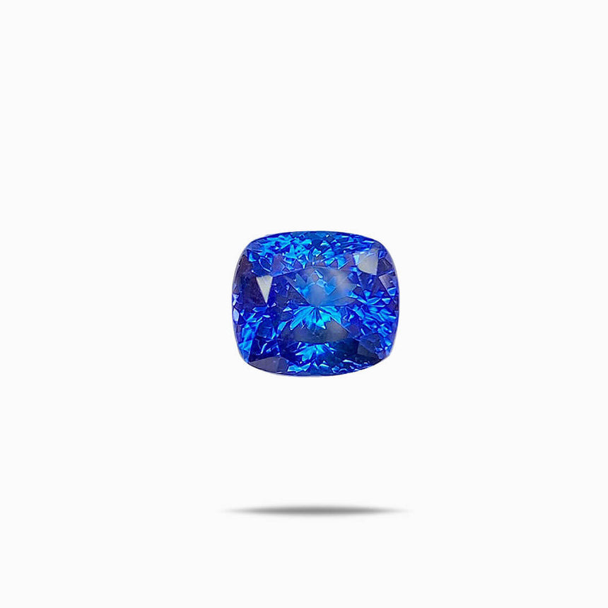 Natural Tanzanite Gemstone Cushion Cut | Modern Gem Jewelry | Saratti