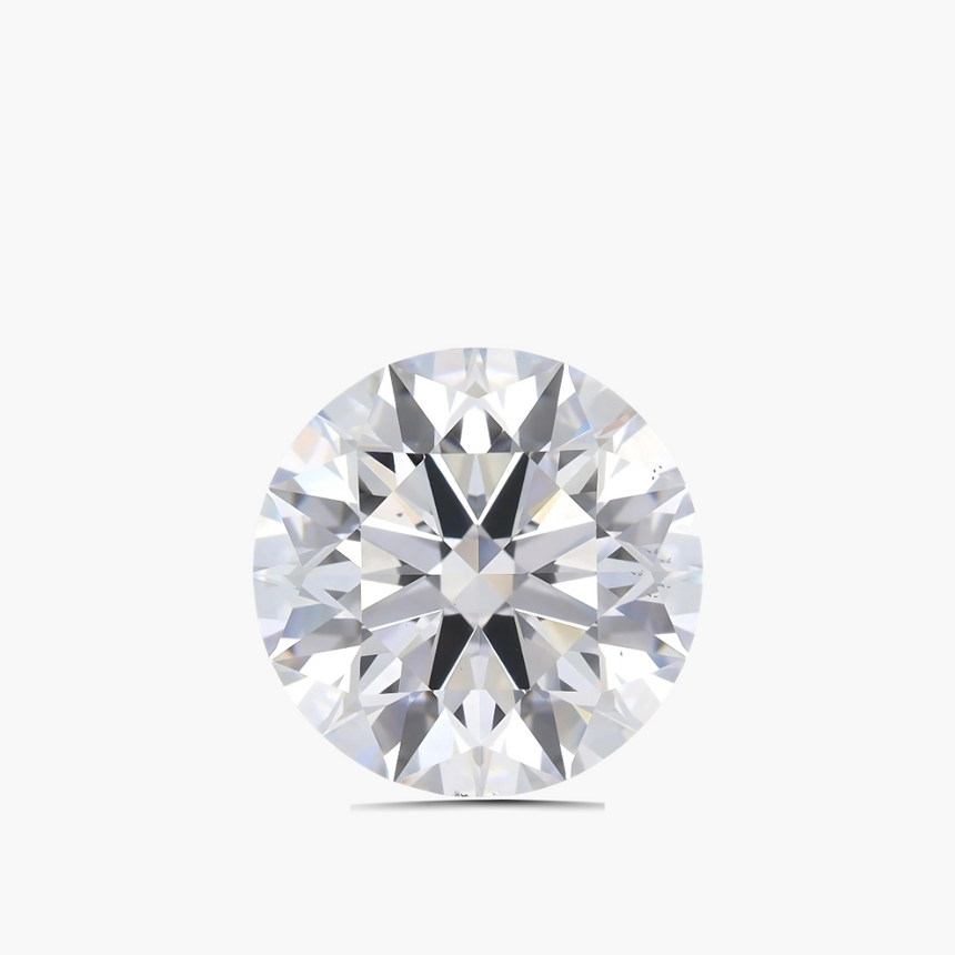 5.41 carat E-color Round Cut Lab Diamond | Saratti