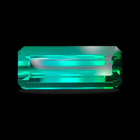 5.6 carats Natural Green Tourmaline Gemstone | Emerald Cut