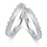 Princess Tiara Diamond Eternity Wedding Band