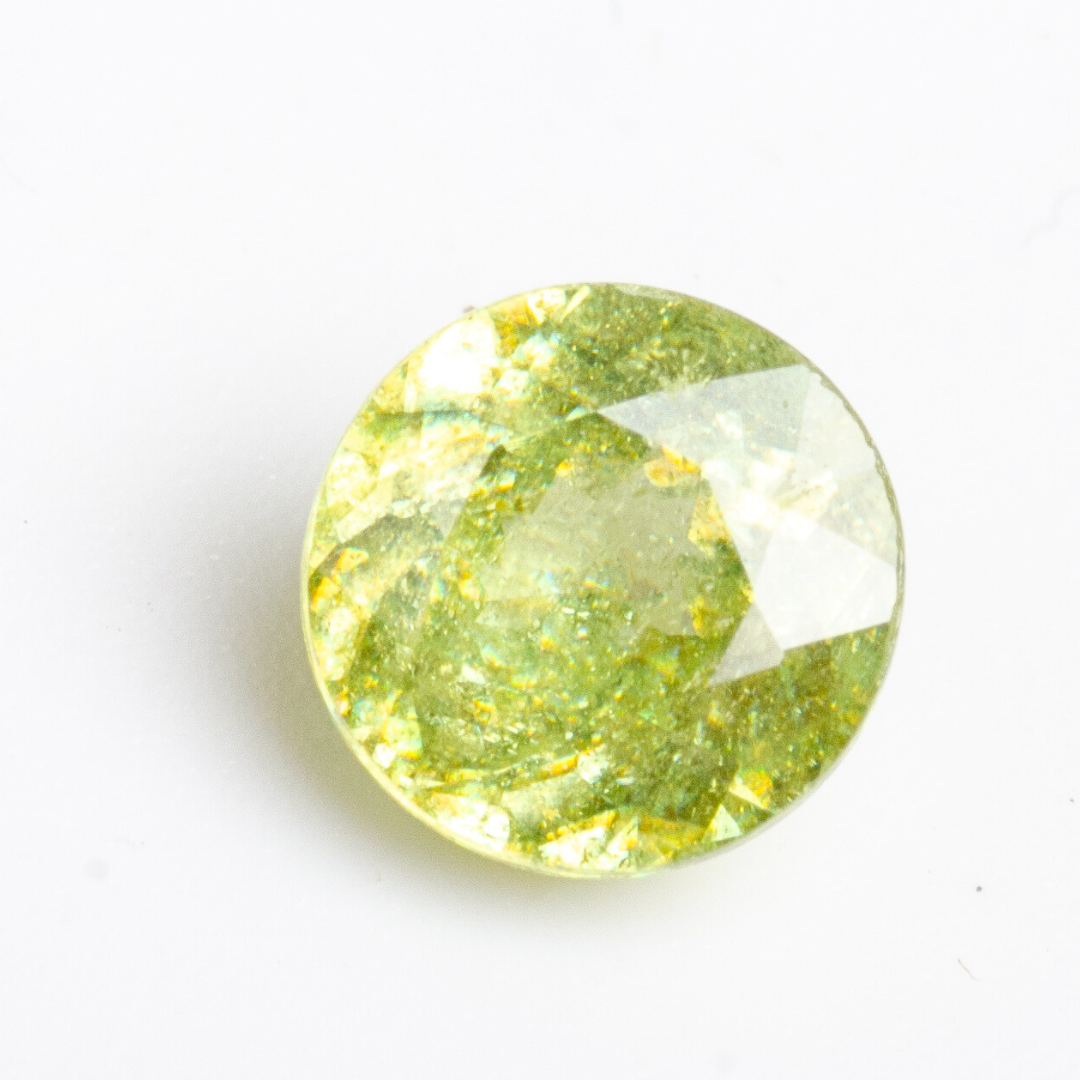 1.06 carats Natural Madagascar Sphene | Round – 6.0 × 6.0mm