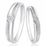 Channel Set Diamond Band Wedding Set