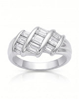 Baguette Eternity Band in Yellow Gold
