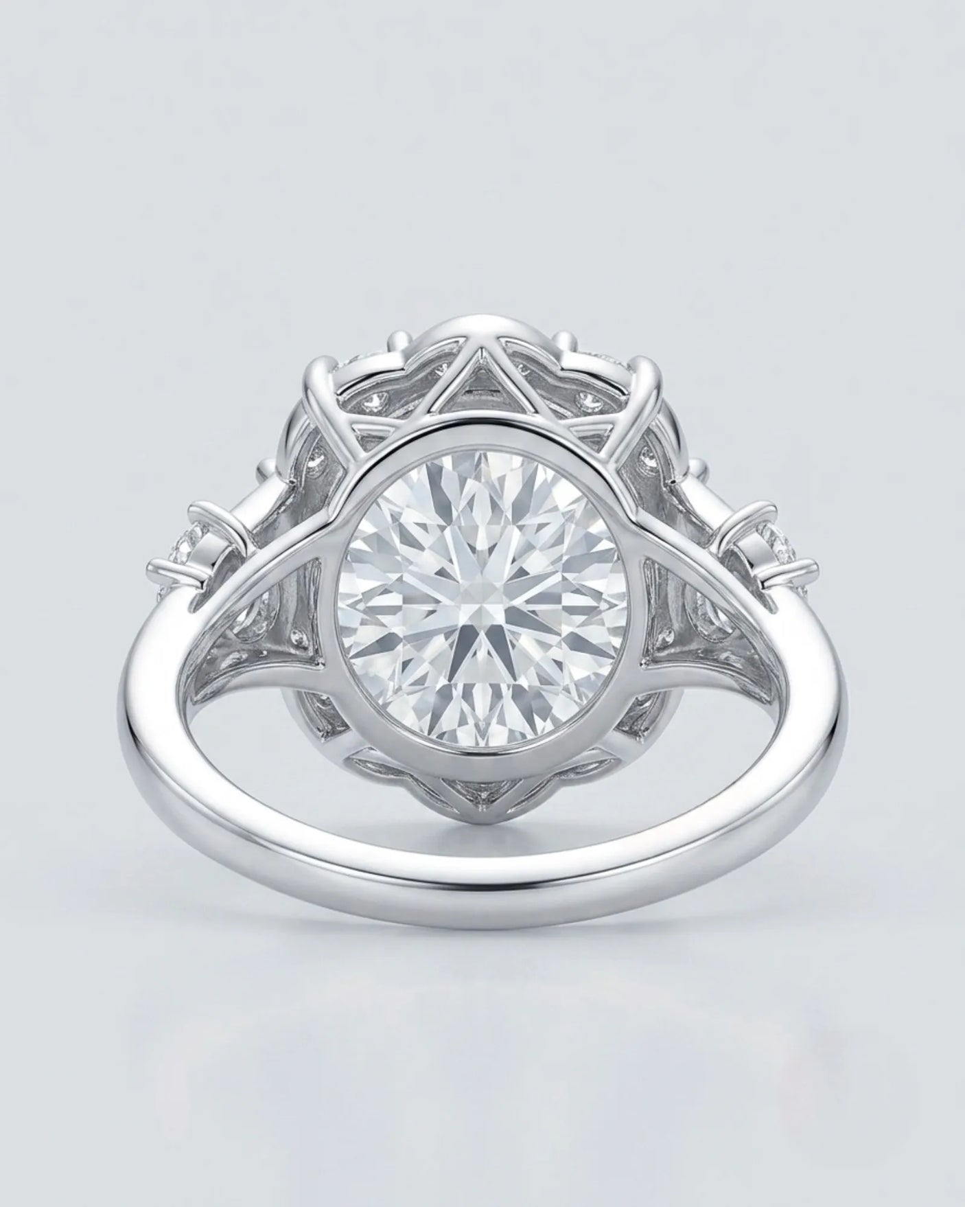 Emory – Eternal Presence Natural Round Diamond Halo Ring