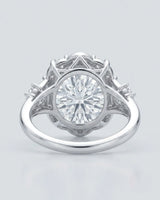 Emory – Eternal Presence Natural Round Diamond Halo Ring