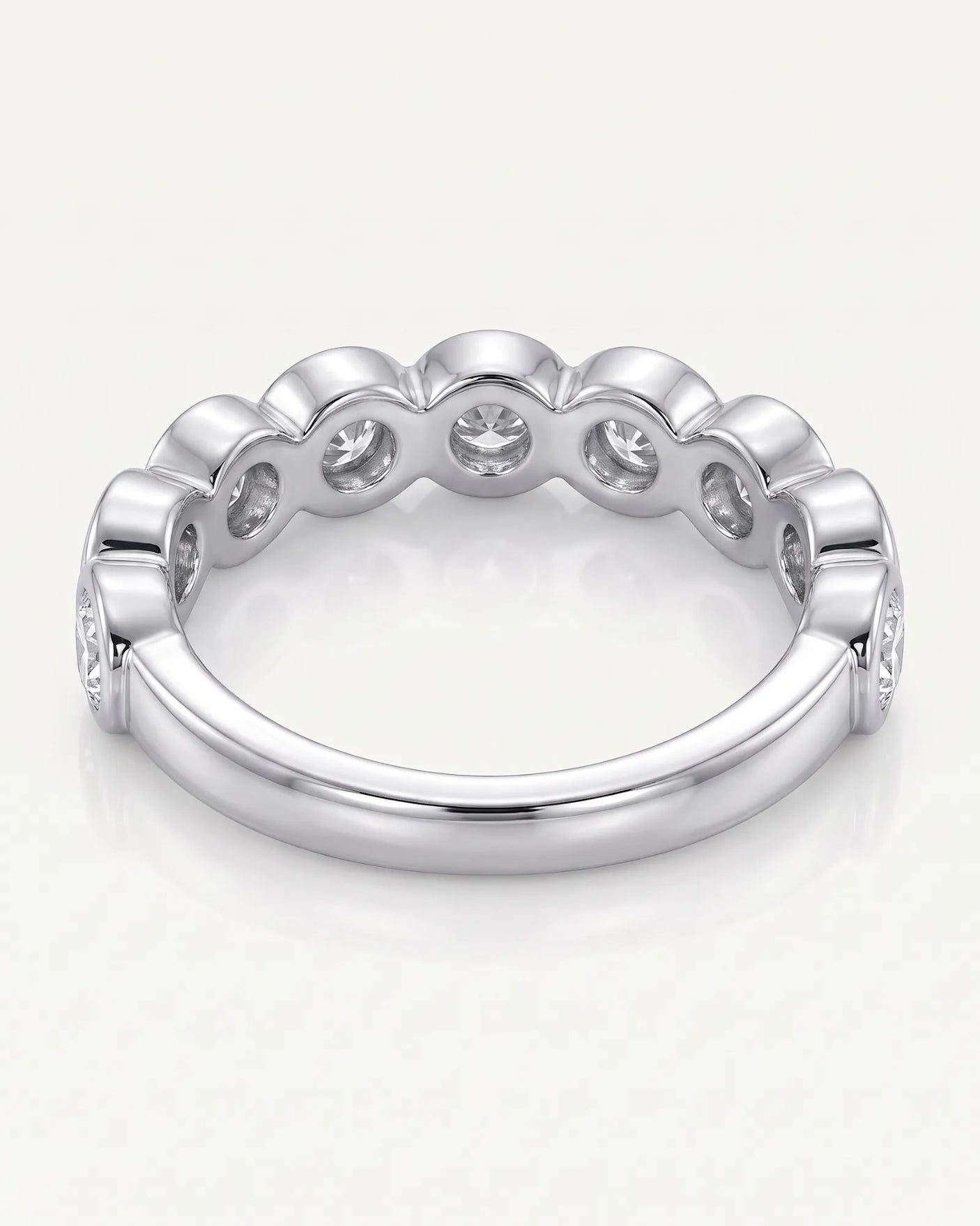 Diamond Wedding Band in White Gold