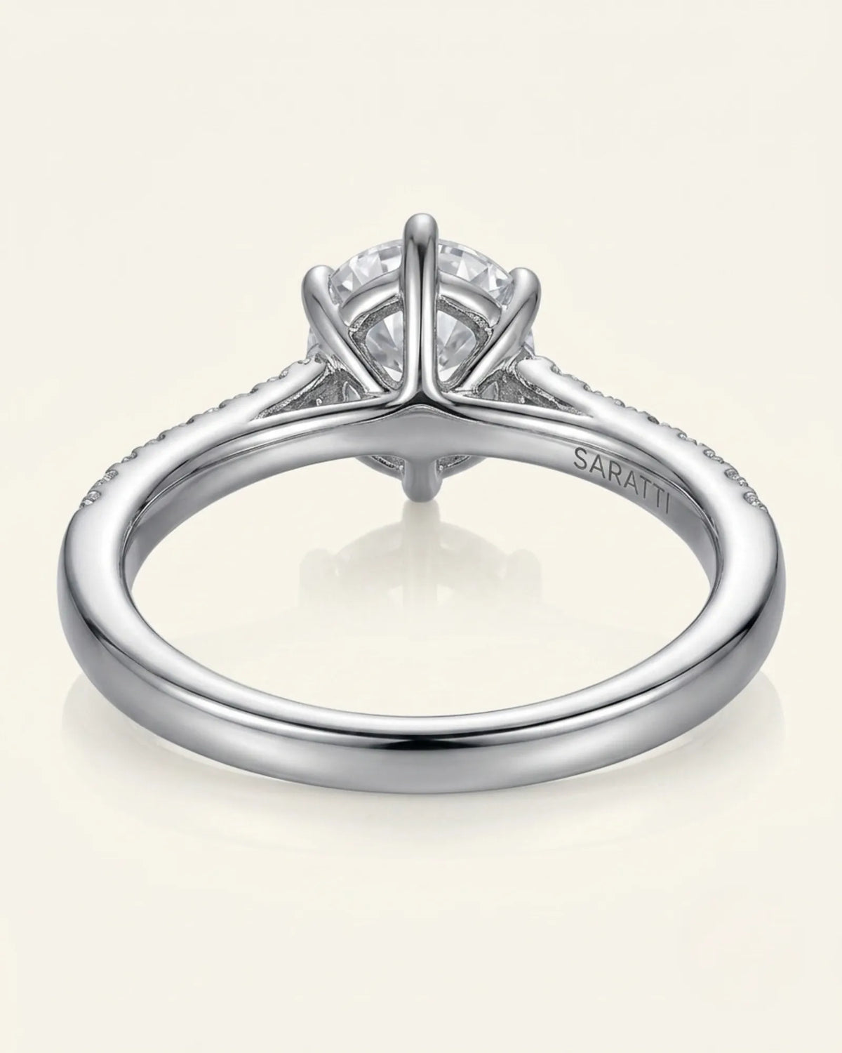 Amira - White Radiance Natural Diamond Ring