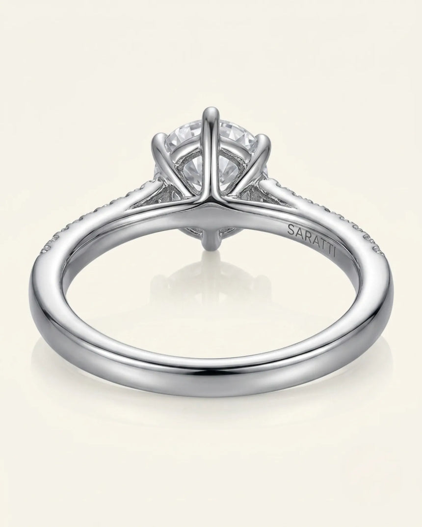 Amira - White Radiance Natural Diamond Ring