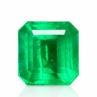 6.57 carats Natural Untreated Vivid Green Emerald | Emerald Cut