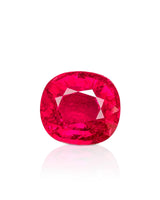 6.70 carat Natural Rubellite Tourmaline cushion main view | SARATTI