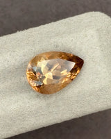 6.75ct Natural Imperial Topaz pointed profile view | SARATTI