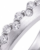 Princess Tiara Diamond Eternity Wedding Band