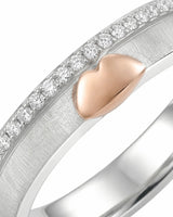 The Sweet Embrace Duo Wedding Ring Set