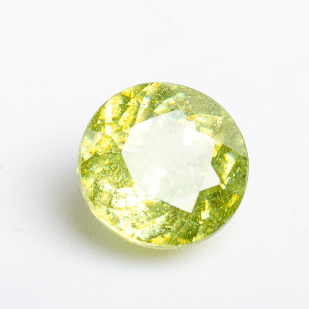 1.06 carats Natural Madagascar Sphene | Round – 6.0 × 6.0mm