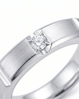 Linear Covenant Wedding Set | His & Hers