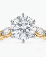 Faye – Natural Round Diamond Six-Prong Engagement Ring