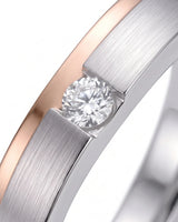 Destiny Match Wedding Band in Two Tone | His & Hers