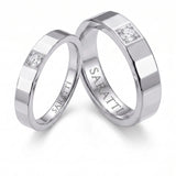 Aura Diamond Wedding Set | His & Hers