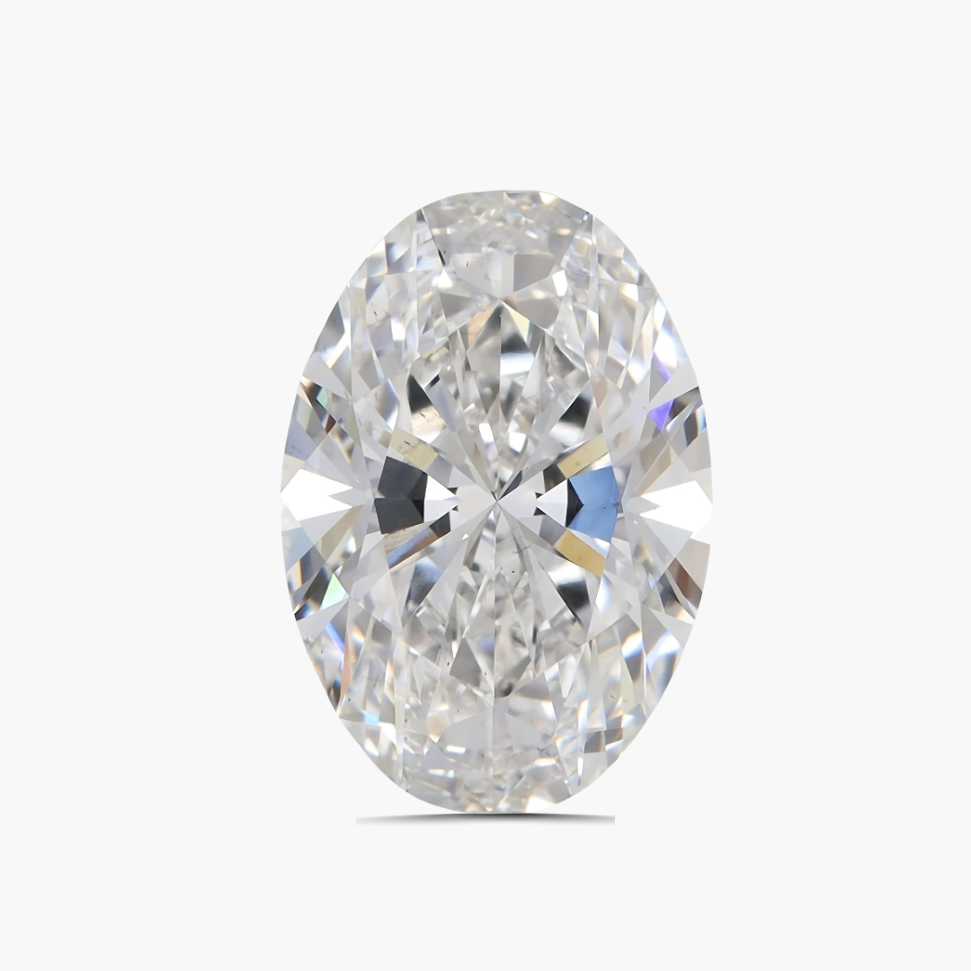 6.00 carats Oval Cut F color Lab Diamond | IGI Certified