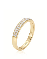 Diamond Infinity Band in Yellow Gold