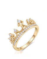 Tiara Wedding Band with Diamonds in White Gold