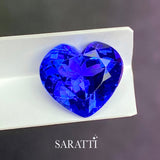 7.13ct Heart Shape Natural Tanzanite Gemstone