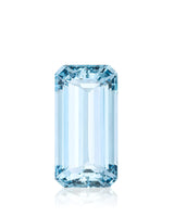7.67ct Natural Santa Maria Aquamarine octagonal front view | SARATTI
