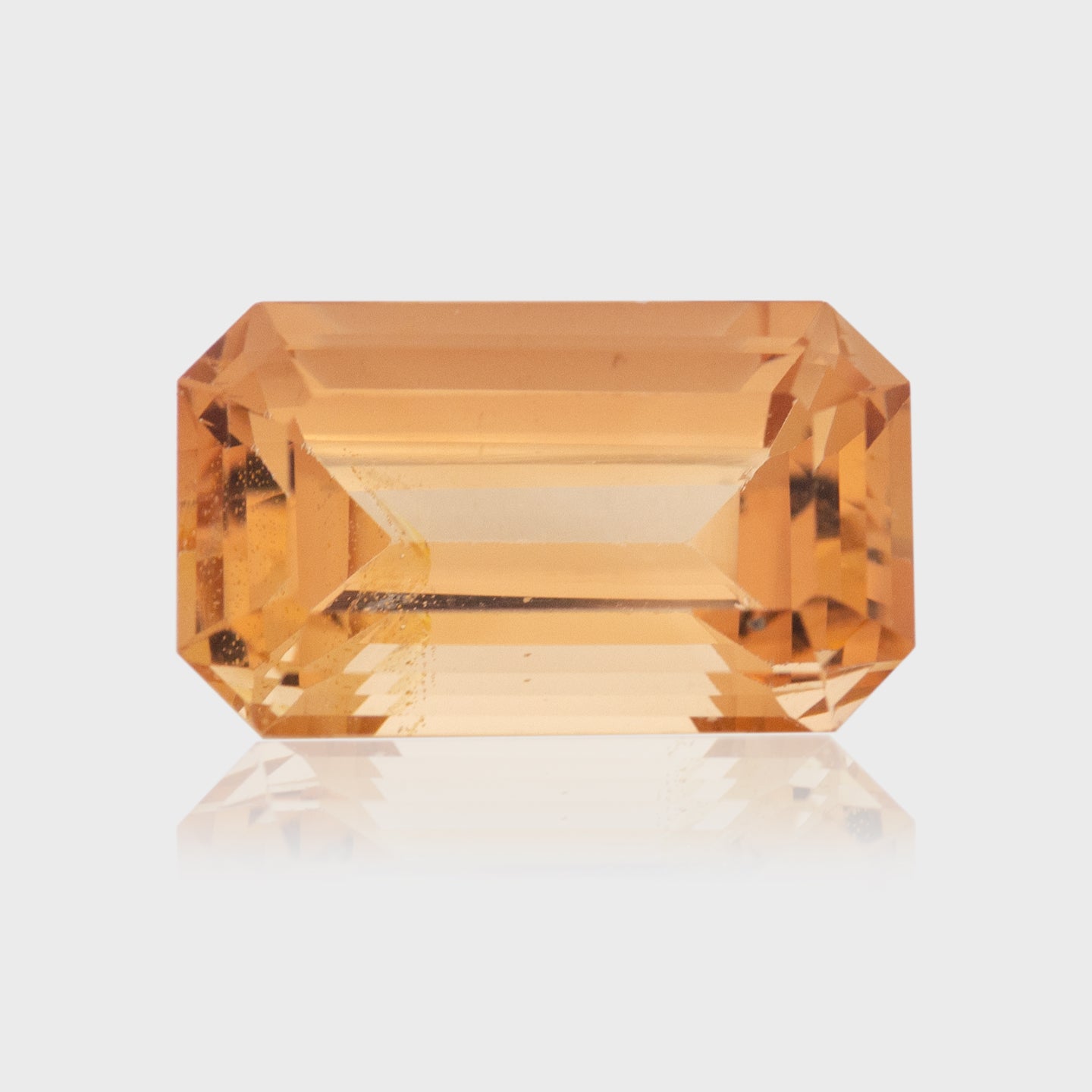 7.7 Carat Imperial Topaz Gemstone | Emerald Cut
