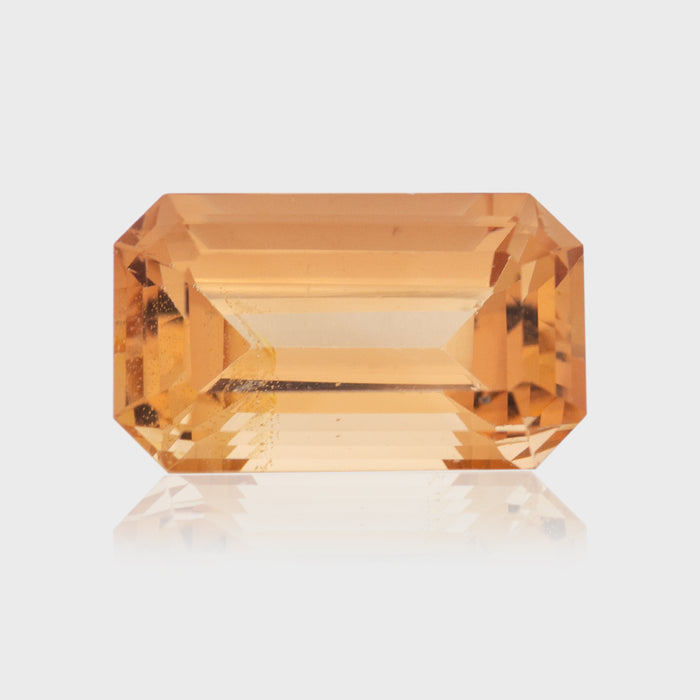 7.7 Carat Imperial Topaz Gemstone | Emerald Cut
