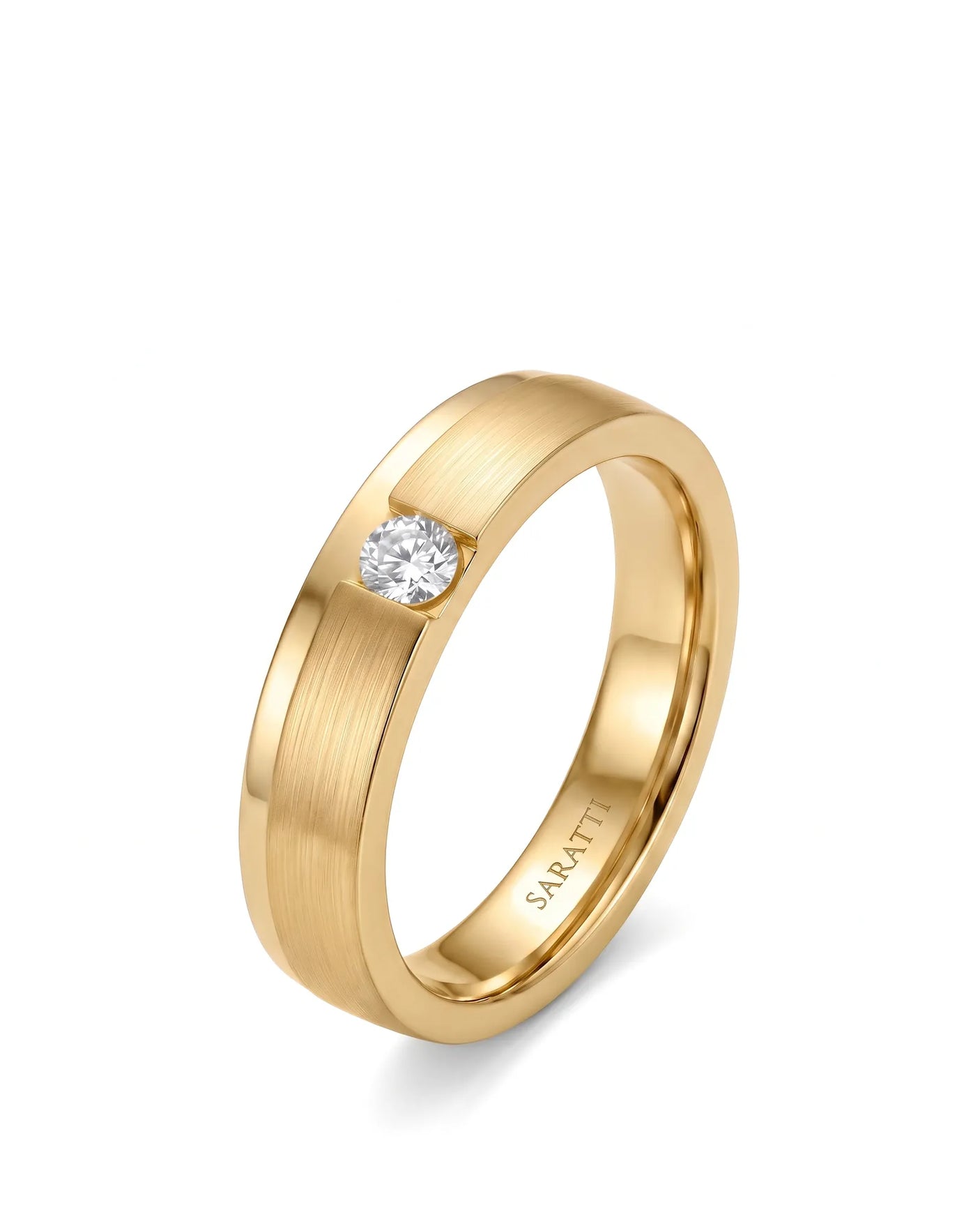 Destiny Match Wedding Band in Two Tone | His & Hers