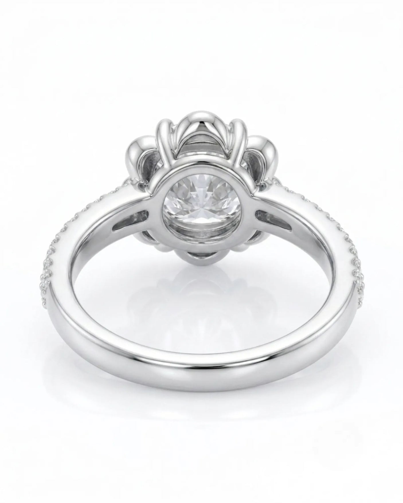 LAURE • Cushion Moissanite Yellow Ring