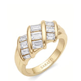 Baguette Eternity Band in Yellow Gold