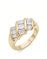 Baguette Eternity Band in Yellow Gold