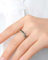 Black Natural Diamond Eternity Band