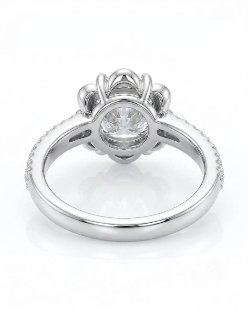 LAURE • Cushion Moissanite Yellow Ring