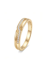 Channel Set Diamond Band Wedding Set