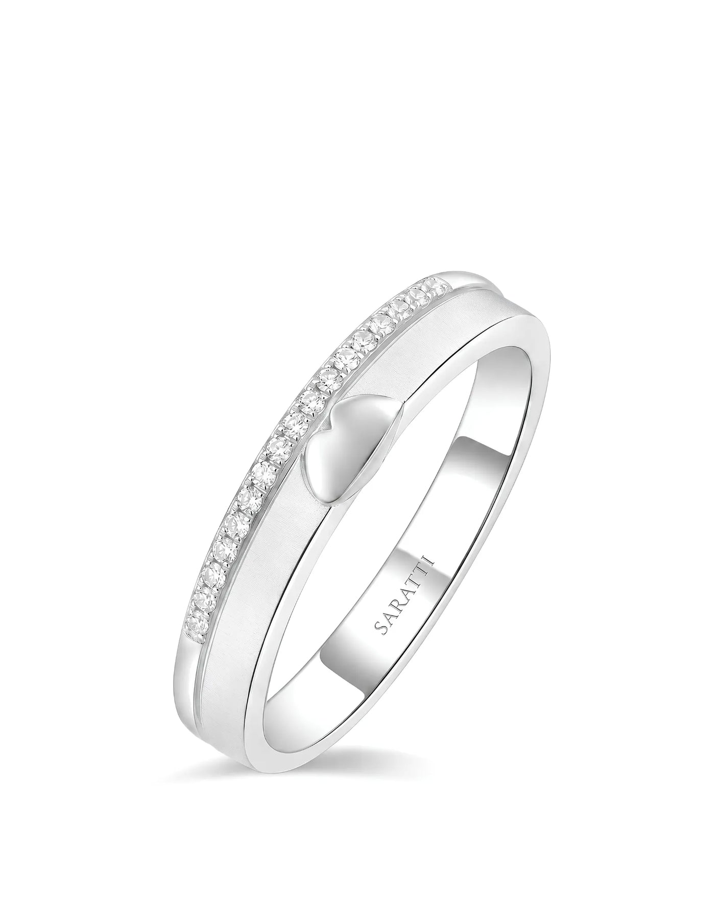 The Sweet Embrace Duo Wedding Ring Set