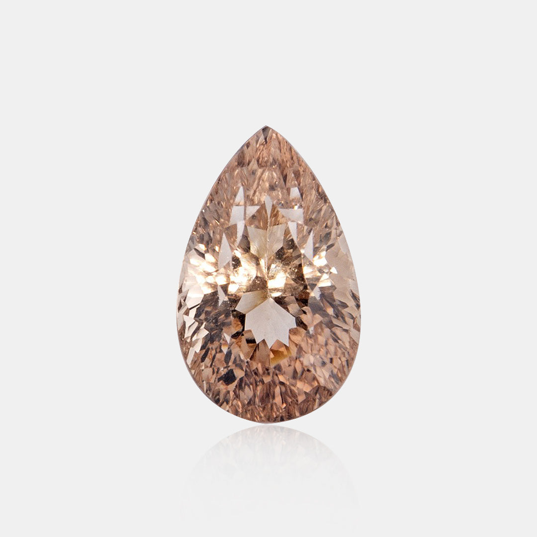 8.62 carats Natural Brazilian Imperial Topaz | Pear – 15.5 × 9.5mm