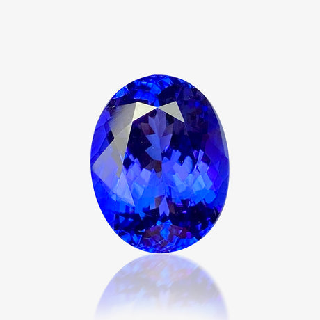 8.75 Carat Oval Natural Tanzanite Gemstone