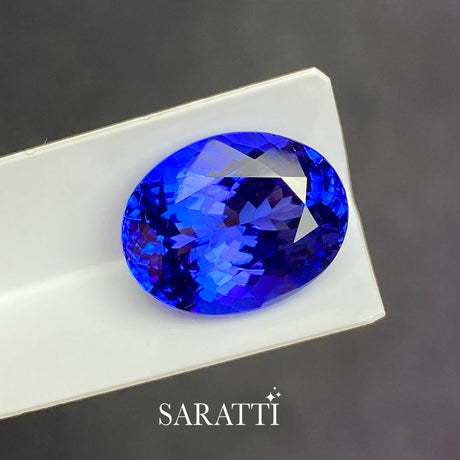 8.75ct Oval Natural Tanzanite Gemstone