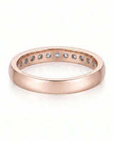 Channel Set Wedding Band in Yellow Gold