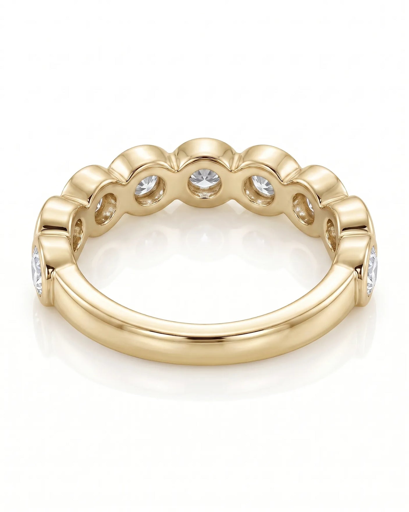 Diamond Wedding Band in White Gold