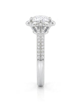 LAURE • Cushion Moissanite Yellow Ring