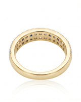Diamond Infinity Band in Yellow Gold