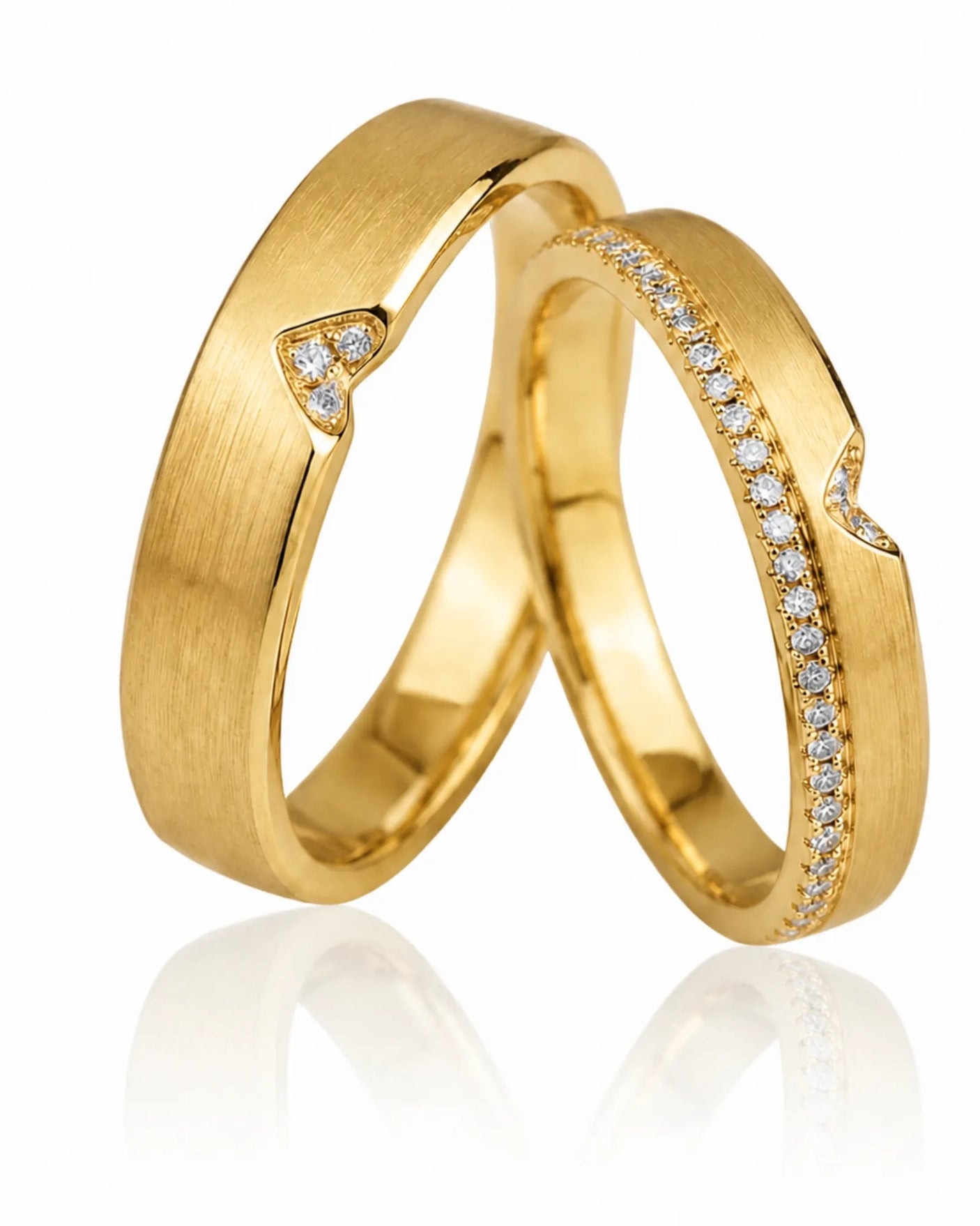 Steel Dimension Wedding Set