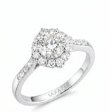 Alaya – Heavenly Harmony Natural Round Diamond Halo Engagement Ring