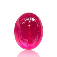 9.63 carats Pigeon Blood Natural Ruby | Oval Cabochon - Treated